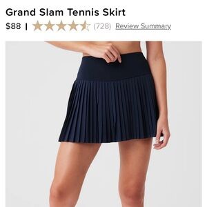 Alo tennis skirt